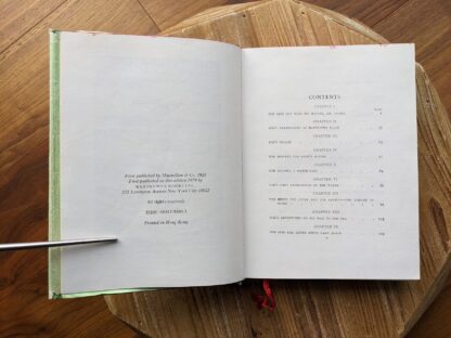 copyright page and adjacent contents page - 1979 The Water Babies {a fairy tale for a land-baby} by Charles Kingsley - First Published in this edition by Mayflower Books Inc. - Facsimile Classics Series