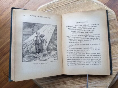 1912 Story of the Wreck of the Titanic - The Ocean's Greatest Disaster - Memorial Edition - pages inside