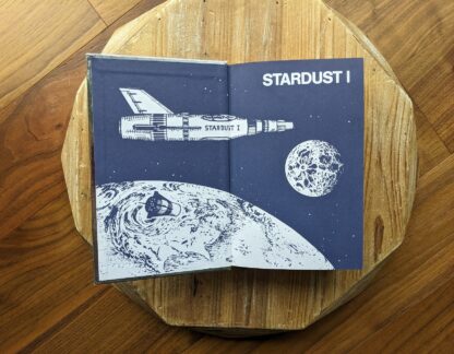 Perry Rhodan Book with holograph images on front panels - front pastedown and endpaper