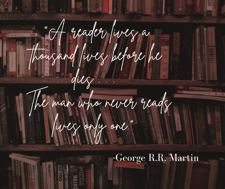 Quote by George R.R. Martin - Poster design by Ashley Zelinski