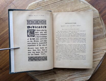 dedication and introduction page - 1912 Story of the Wreck of the Titanic - The Ocean's Greatest Disaster - Memorial Edition
