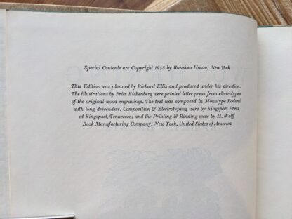 1943 Wuthering Heights by Emily Bronte - copyright - Random House Publishers