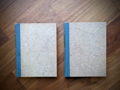 1943 book set - Wuthering Heights and Jane Eyre by Bronte sisters - Random House, New York - front panel view