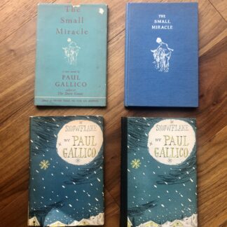 1951 The Small Miracle & 1952 Snowflake by Paul Gallico - First Editions with dustjackets