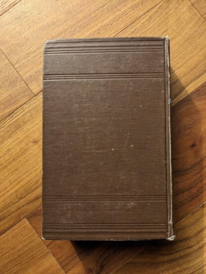 Back Panel - 1903 A Treatise on Masonry Construction by Ira O. Baker - New York, J. Wiley & Sons - Ninth Edition