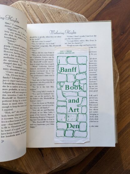 Ephemera inside a 1943 copy of Wuthering Heights by Emily Bronte - Random House Publishers