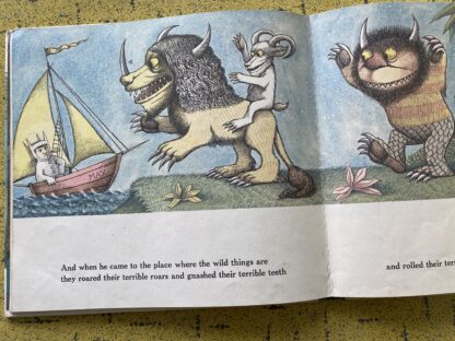 And when he came to a place where the wild things are ... - Rare 1963 Where the Wild Things Are by Maurice Sendak - Harper & Row Publishers - First Edition - Pre LOC