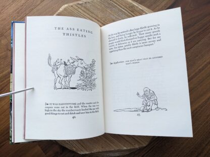 The Ass Eating Thistles - 1978 Aesop’s Fables - Illustrated Junior Library Edition - drawings by Fritz Kredel