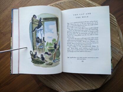 The Cat and Mice - 1978 Aesop’s Fables - Illustrated Junior Library Edition - drawings by Fritz Kredel