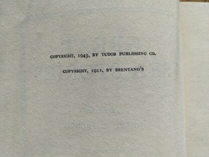 copyright up close - 1943 Great Sea Stories by Joseph L. French - Tudor Publishing Co.