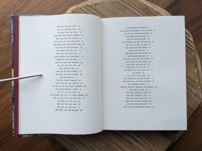 page 2 and 3 of 6 of Table of Contents - 1978 Aesop’s Fables - Illustrated Junior Library Edition - drawings by Fritz Kredel