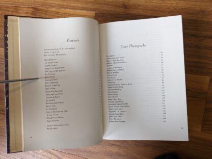 Contents and colour photograph list in Volume 1 - 1965 The Gourmet Cook Book Volumes 1 & 2 Revised Ed First Printing - boxed set