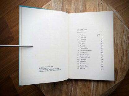 contents page 1 of 2 - 1962 The Whale People by Roderick Haig-Brown - First Edition