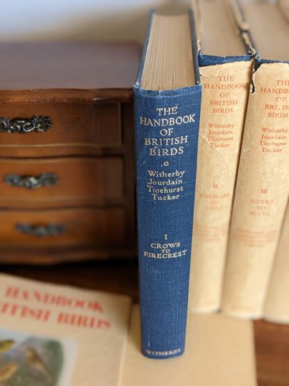 crows to firecrest - 1949 The Handbook of British Birds - sixth impression - Volume 1 to 4