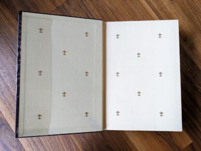 front pastedown and endpaper - 1965 The Gourmet Cook Book Volumes 1 & 2 Revised Ed First Printing - boxed set