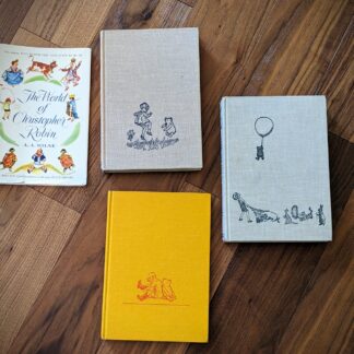 Winnie the Pooh Lot - 1957 The World of Pooh - The Pooh Party Book (stated First Ed) & The World of Christopher Robin - Circa 70s