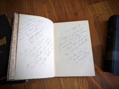 annotations left from previous freemason owners - A Library of Freemasonry Illustrated Five Volume Set - Published in 1911 by The John C. Yorston Publishing Co.
