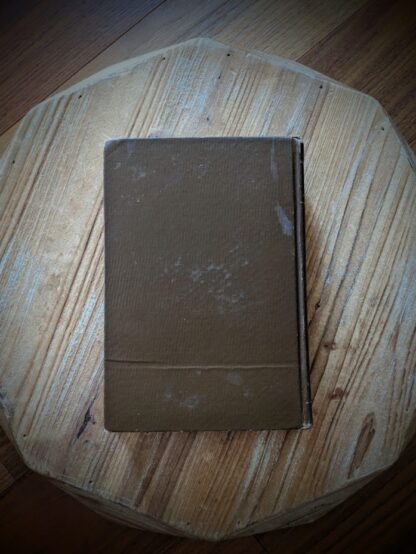 back panel - 1914 The Witch by Mary Johnston - First Edition