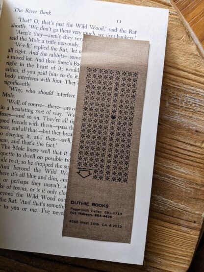 Ephemera found inside book - 1965 The Wind in the Willows by Kenneth Grahame