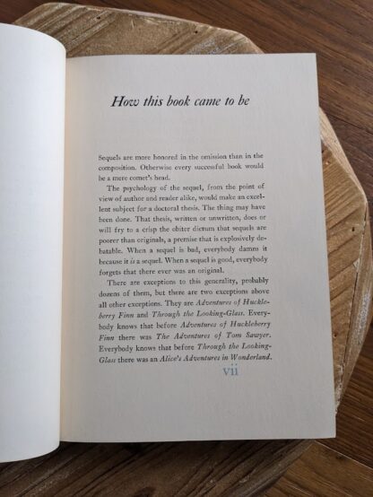 How this book came to be - 1941 Through the Looking Glass by Lewis Carroll - The Heritage Press - illustrated by John Tenniel