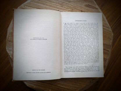 copyright and introduction page - 1927 Revolt in the Desert by T. E. Lawrence, 1st US Edition