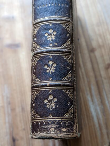 foot edge of spine - 1963 The Virginians by W.M. Thackeray - Published by Bradbury and Evans