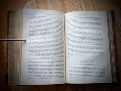 pages inside - 1963 The Virginians by W.M. Thackeray - Published by Bradbury and Evans