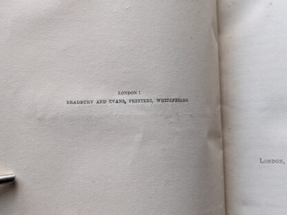 publication information - 1963 The Virginians by W.M. Thackeray - Published by Bradbury and Evans