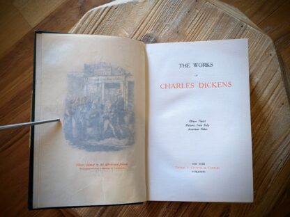 title page - Oliver Twist - The Works of Charles Dickens - Thomas Y. Crowell & Company