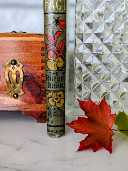 Lower spine view - Spun from Fact - Undated -Circa 1980s - The Pansy Book