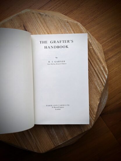 Title Page - 1953 The Grafter's Handbook by R. J. Garner