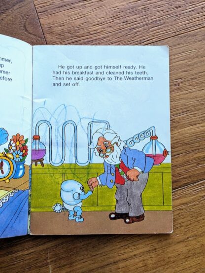 colour markings from previous owner - 1984 Baby Dewdrop in Trouble - The Weathermen