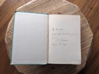 Previous owner's gift inscription on the first free endpaper - 1917 Anne's House of Dreams by L.M. Montgomery - 1st Edition