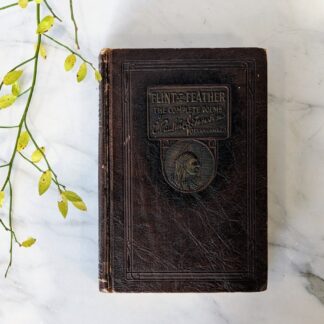 1924 Flint and Feather by Pauline Johnson Ninth Edition - Rare Hardcover Leather Copy
