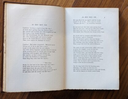 As Red Men Die - 1924 Flint and Feather by Pauline Johnson Ninth Edition - Rare Hardcover Leather Copy