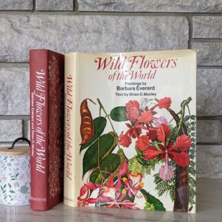 1970 Wild Flowers of the World - Paintings by Barbara Everard - Published by Peerage Books - with DJ