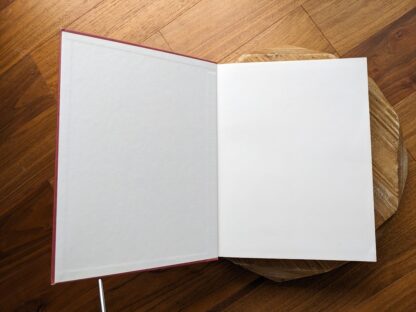 front pastedown and endpaper - 1970 Wild Flowers of the World - Paintings by Barbara Everard - Published by Peerage Books