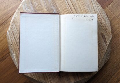 front endpaper and pastedown - 2018 The Rough Road by William J. Locke - First Edition